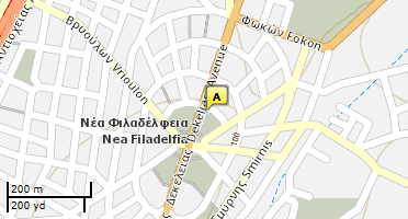 Location of business on map