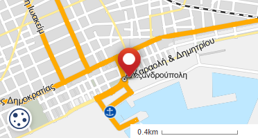Location of business on map