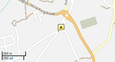 Location of business on map
