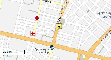 Location of business on map