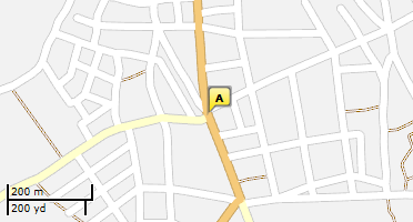 Location of business on map