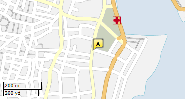 Location of business on map