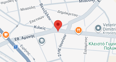 Location of business on map