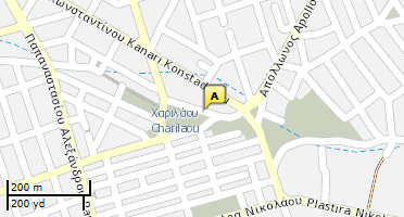 Location of business on map