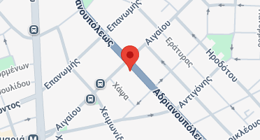 Location of business on map