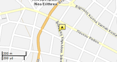 Location of business on map