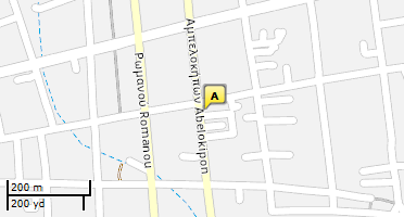 Location of business on map