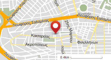 Location of business on map