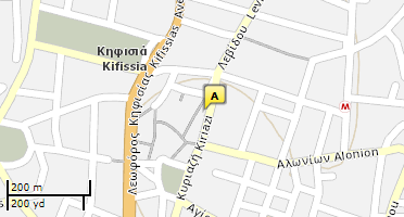 Location of business on map