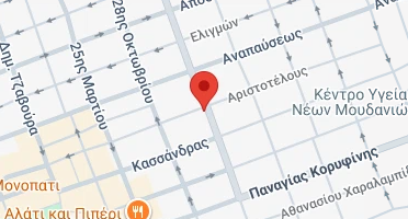 Location of business on map