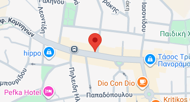 Location of business on map
