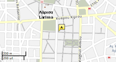 Χάρτης και σημείο της επιχείρησης
