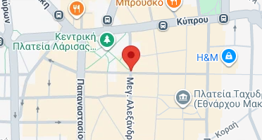 Location of business on map