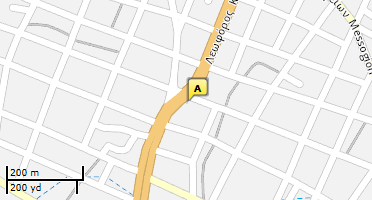 Location of business on map