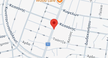 Location of business on map