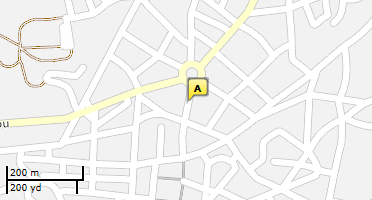 Location of business on map