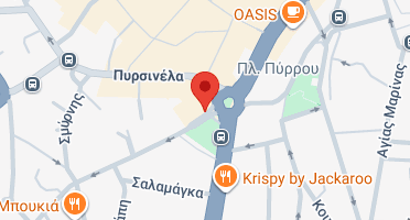 Location of business on map