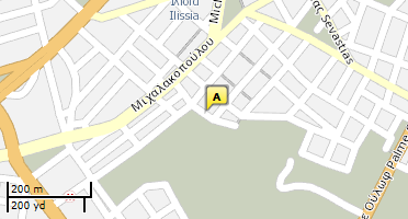 Location of business on map
