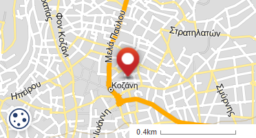Location of business on map