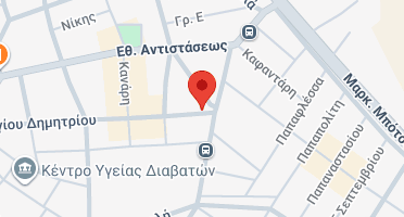 Location of business on map
