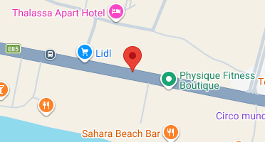 Location of business on map