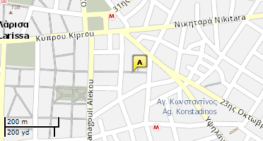 Χάρτης και σημείο της επιχείρησης