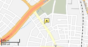 Location of business on map