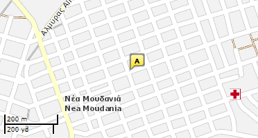 Location of business on map