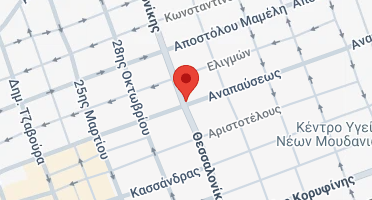 Location of business on map