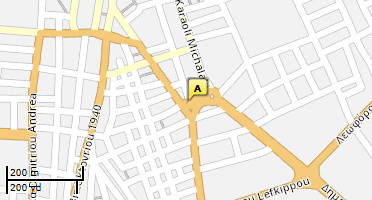 Location of business on map