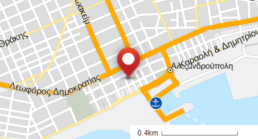 Location of business on map