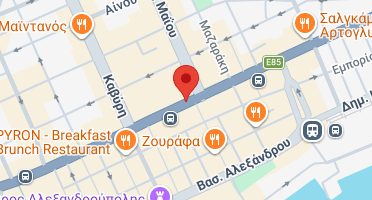 Location of business on map