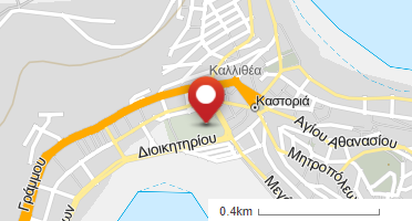 Location of business on map