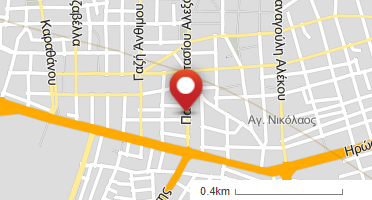 Location of business on map