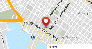 Location of business on map