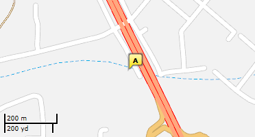 Location of business on map