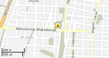Location of business on map