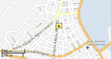 Location of business on map