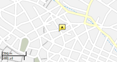 Location of business on map