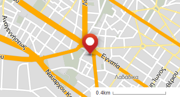 Location of business on map