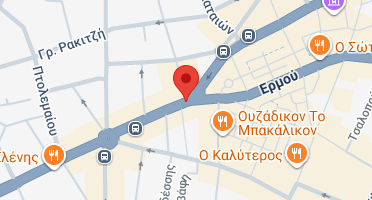 Location of business on map