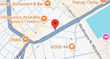 Location of business on map