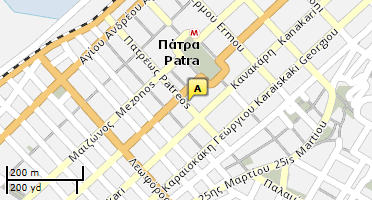 Location of business on map