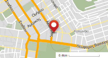 Location of business on map