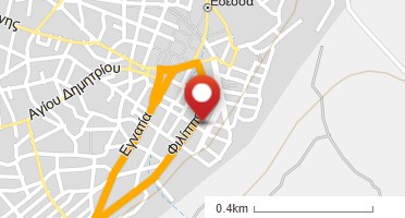 Location of business on map