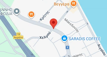 Location of business on map