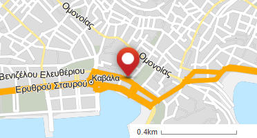 Location of business on map