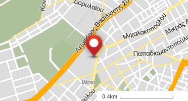 Location of business on map