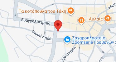Location of business on map