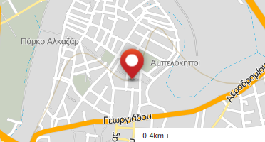 Location of business on map